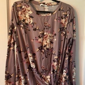 Floral Ling sleeve top